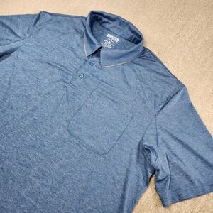 Duluth Shirt Men XL Pressure Cooker Polo Standard Fit Blue Quick Dry Performance